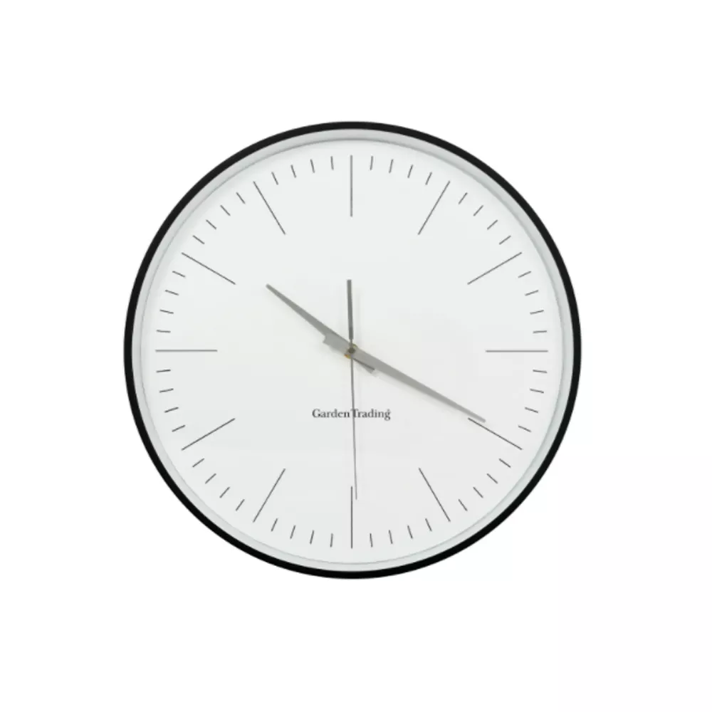 Garden Trading Easington Clock Carbon 50cm